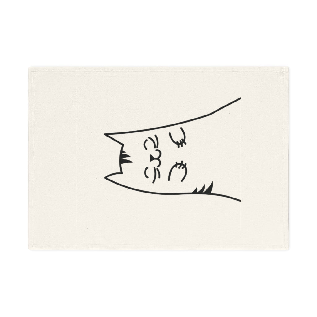 Kitten Design Cotton Tea Towel, 50 x 70 cm, organic cotton, eco-friendly