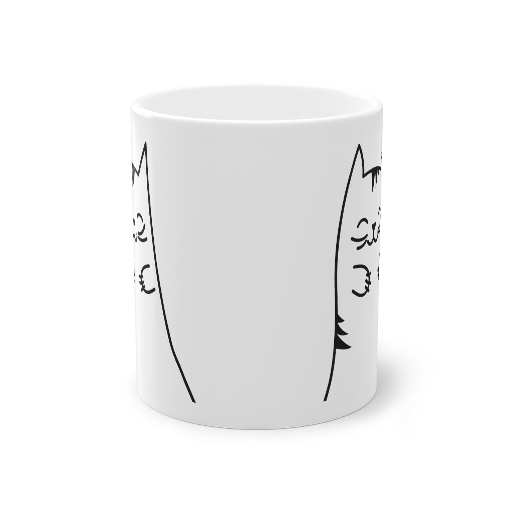 Cute Kitten mug, white, 325 ml / 11 oz Coffee mug, tea mug