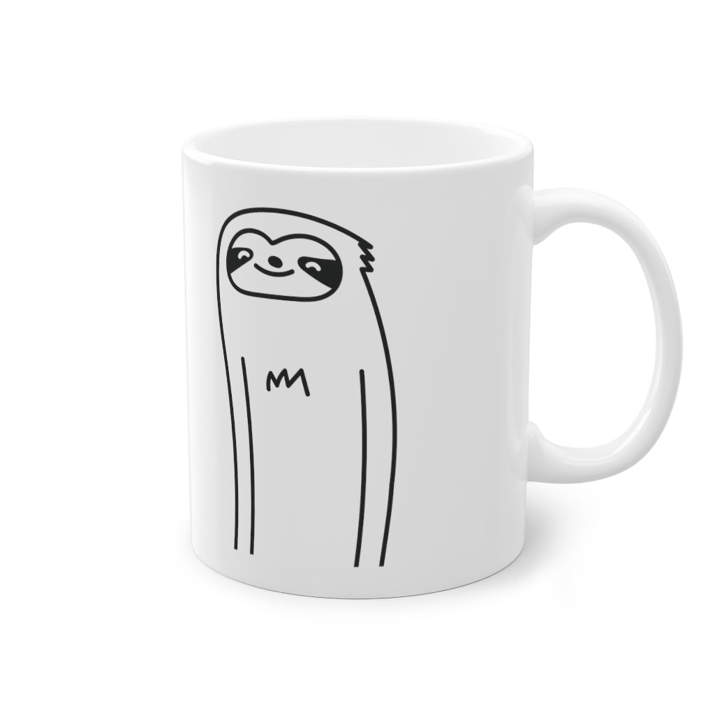 Cute Sloth funny mug, white, 325 ml / 11 oz Coffee mug, tea mug for