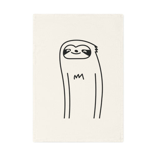 Sloth Cotton Tea Towel, 50 x 70 cm, organic cotton