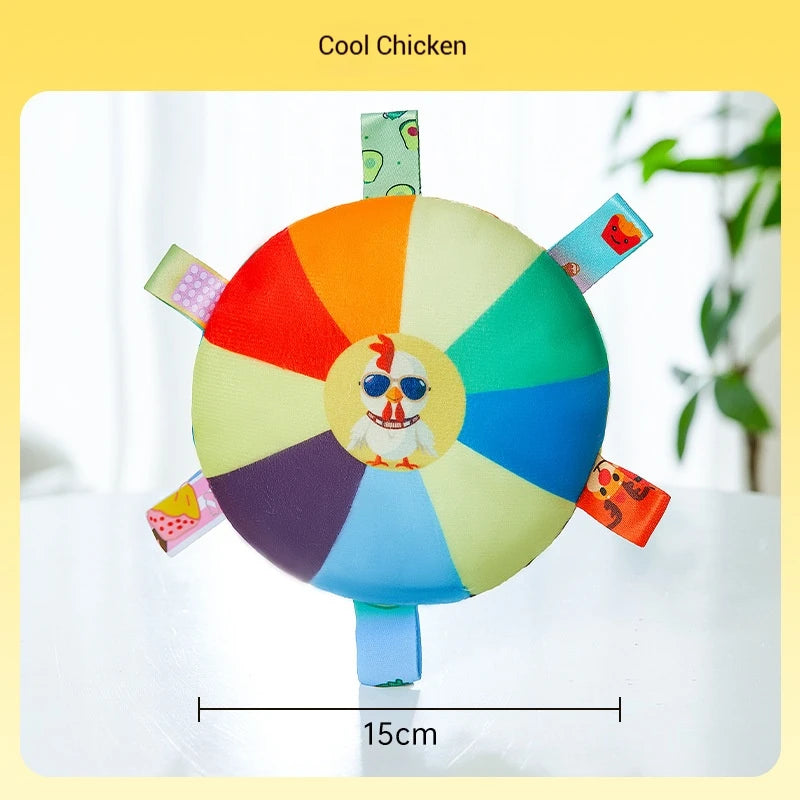 Frisbee pour Chien en Peluche avec Son – Interactif, Résistant et Coloré
