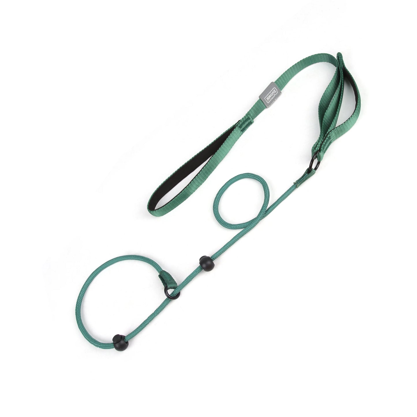 Laisse anti-traction tout-en-un réglable – Collier coulissant pour chiens moyens et grands