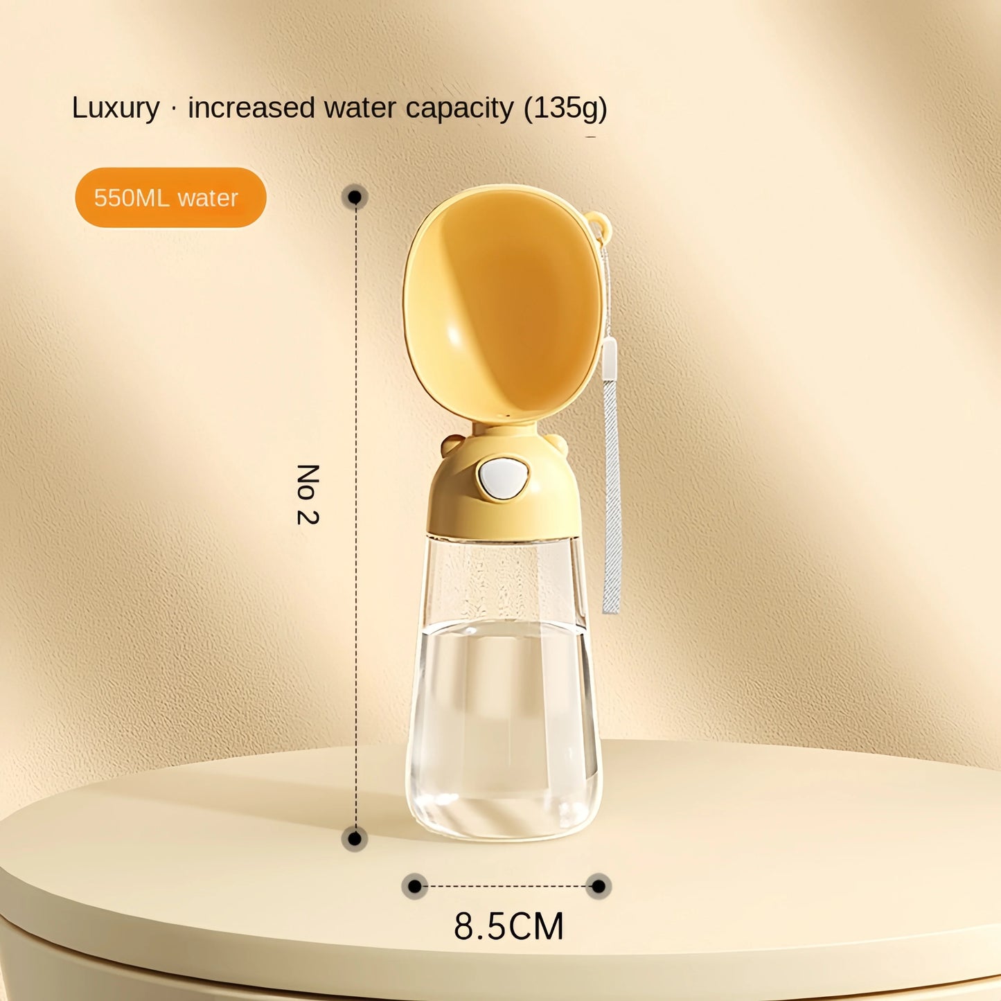 Portable 2-in-1 Water and Food Bottle for Dogs and Cats – Leakproof Travel Bowl with Easy Dispense