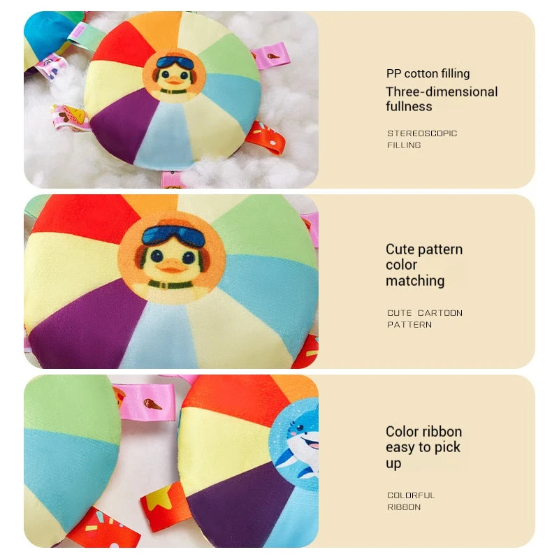 Frisbee pour Chien en Peluche avec Son – Interactif, Résistant et Coloré