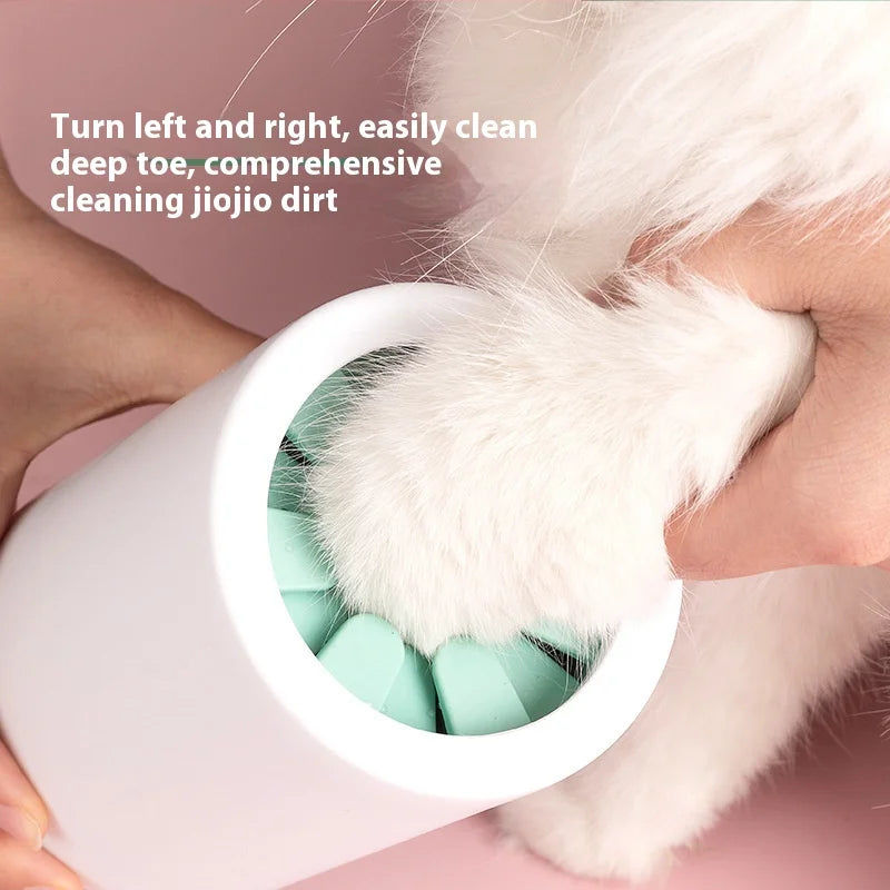 Pet Paw Cleaner Cup – Soft Silicone Portable Washer for Dogs, Manual Use