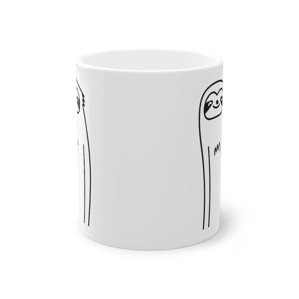 Cute Sloth funny mug, white, 325 ml / 11 oz Coffee mug, tea mug for