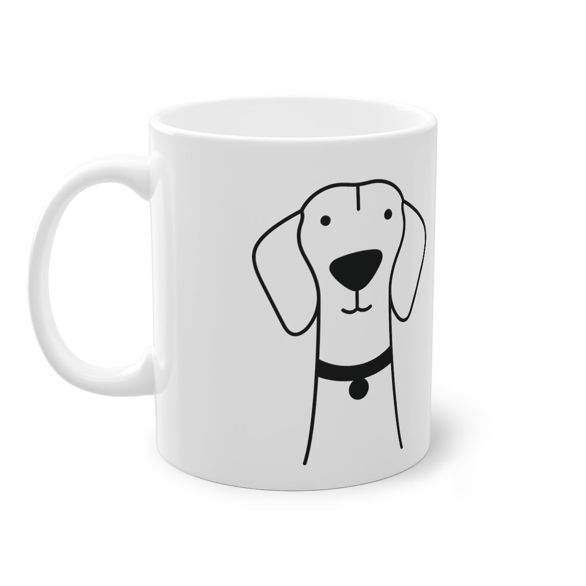 Cute coffe, tea mug, 325 ml dog design
