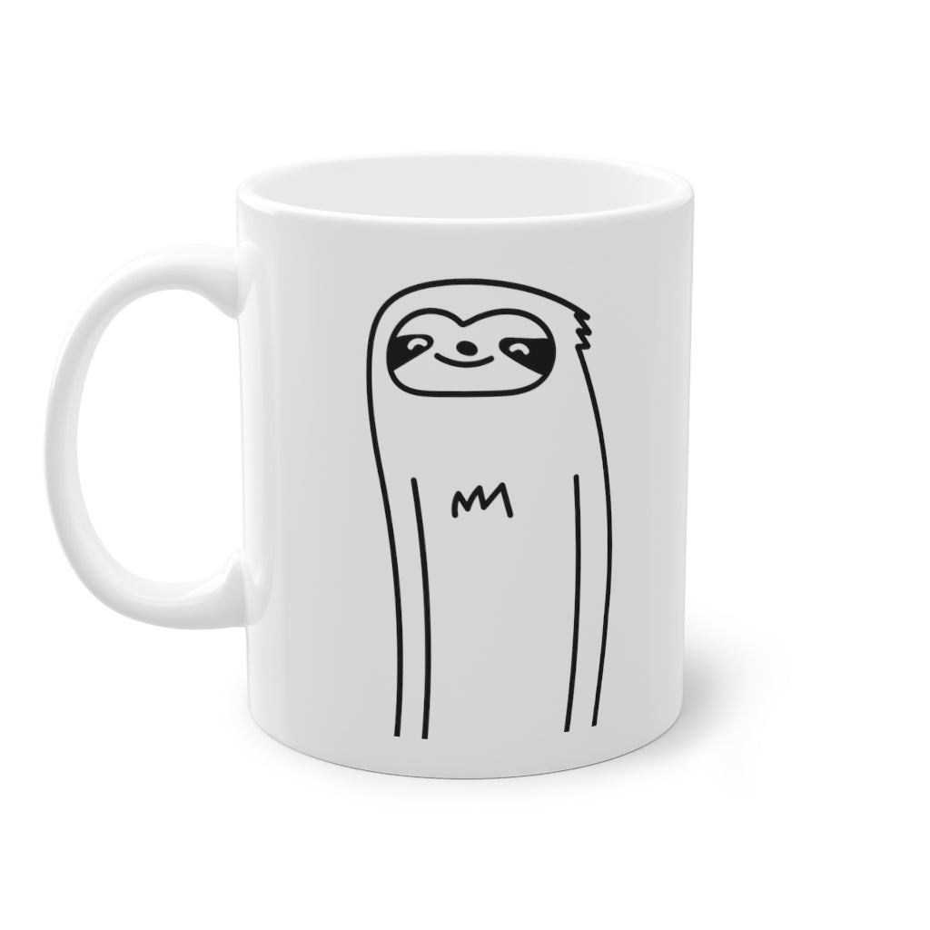 Cute Sloth funny mug, white, 325 ml / 11 oz Coffee mug, tea mug for