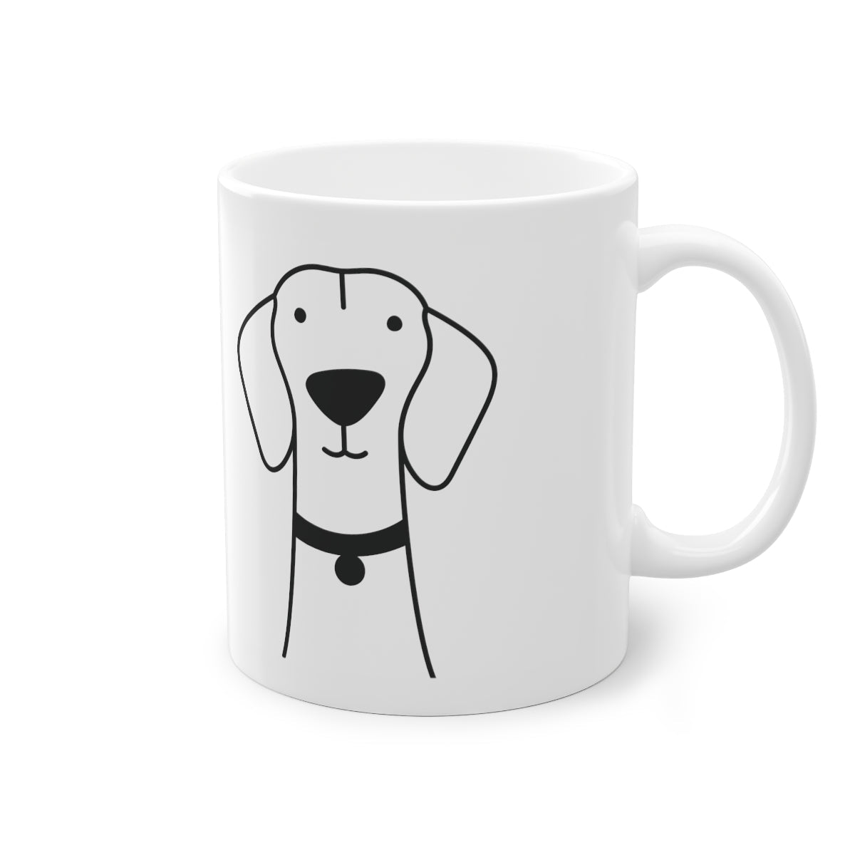 Cute coffe, tea mug, 325 ml dog design
