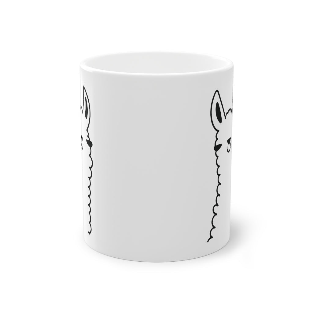Cute Llama funny mug, white, 325 ml / 11 oz Coffee mug, tea mug for