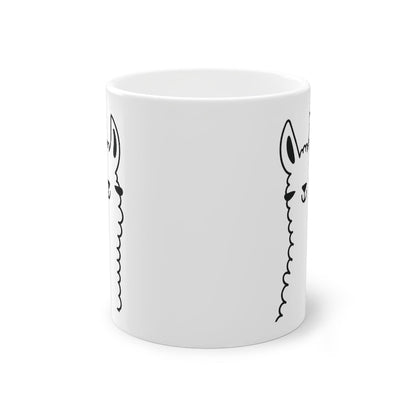 Cute Llama funny mug, white, 325 ml / 11 oz Coffee mug, tea mug for