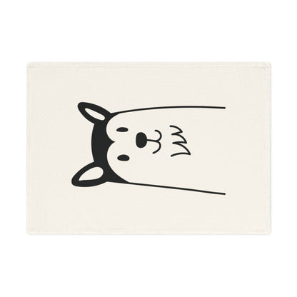 Husky dog design Cotton Tea Towel, 50 x 70 cm, organic cotton, eco-friendly