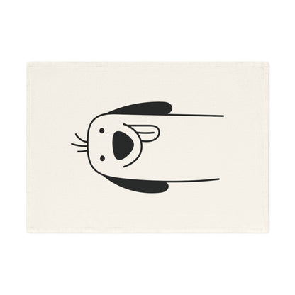Spaniel dog design Cotton Tea Towel, 50 x 70 cm, organic cotton, eco-friendly
