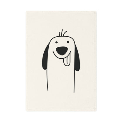 Spaniel dog design Cotton Tea Towel, 50 x 70 cm, organic cotton, eco-friendly