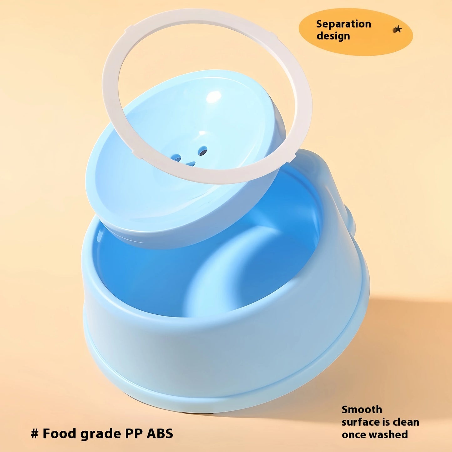 Anti-Splash Floating Water Bowl for Dogs – 1L Capacity, Spill-Proof Design
