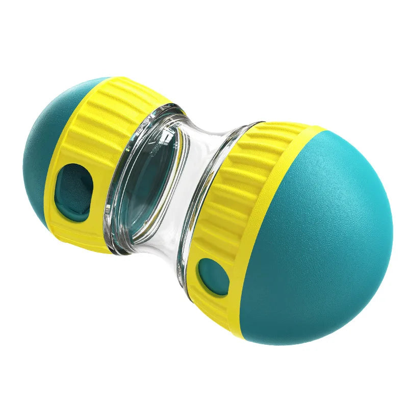 Dog Treat Dispenser Toy – Leaky Food Tumbler for Slow Feeding & Mental Stimulation