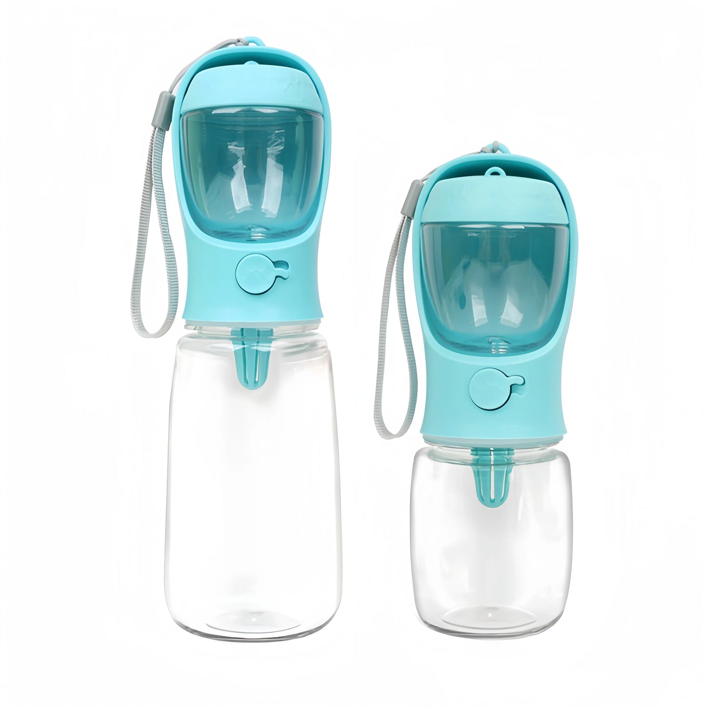 Portable Pet Water Bottle with Food Compartment – Leak-Proof & Travel Friendly