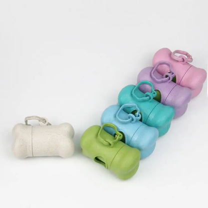 Distributeur de sacs de nettoyage (motif os)