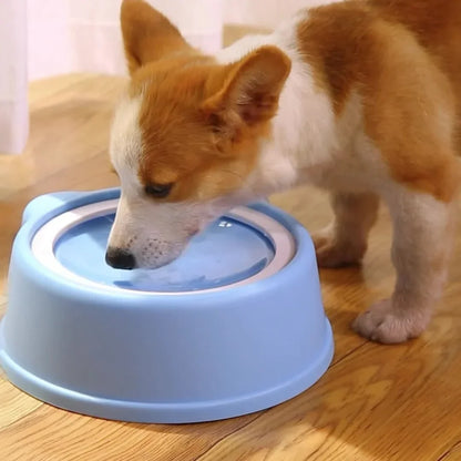 Anti-Splash Floating Water Bowl for Dogs – 1L Capacity, Spill-Proof Design