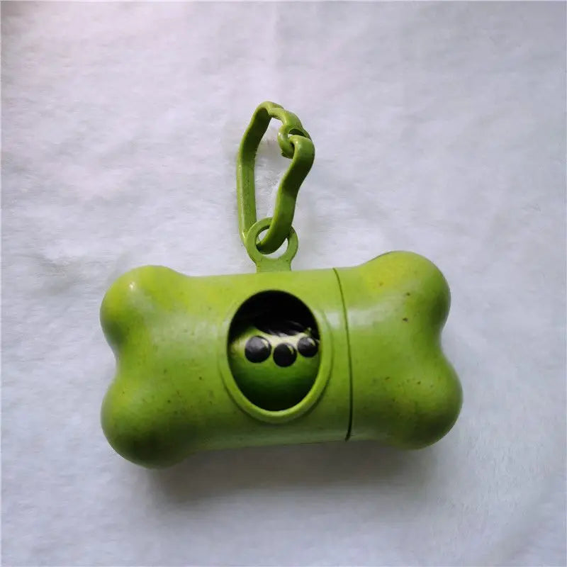 Distributeur de sacs de nettoyage (motif os)