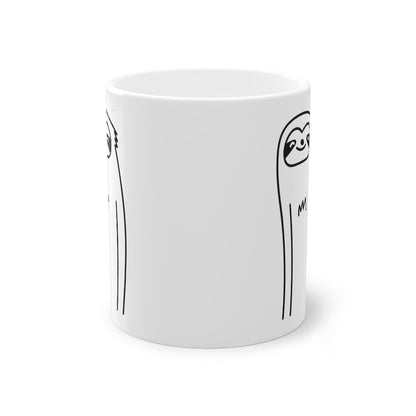 Cute Sloth funny mug, white, 325 ml / 11 oz Coffee mug, tea mug for