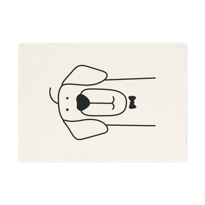 Retriever dog Cotton Tea Towel, 50 x 70 cm, organic cotton,