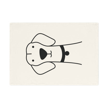 Dog design Cotton Tea Towel, 50 x 70 cm, organic cotton, eco-friendly