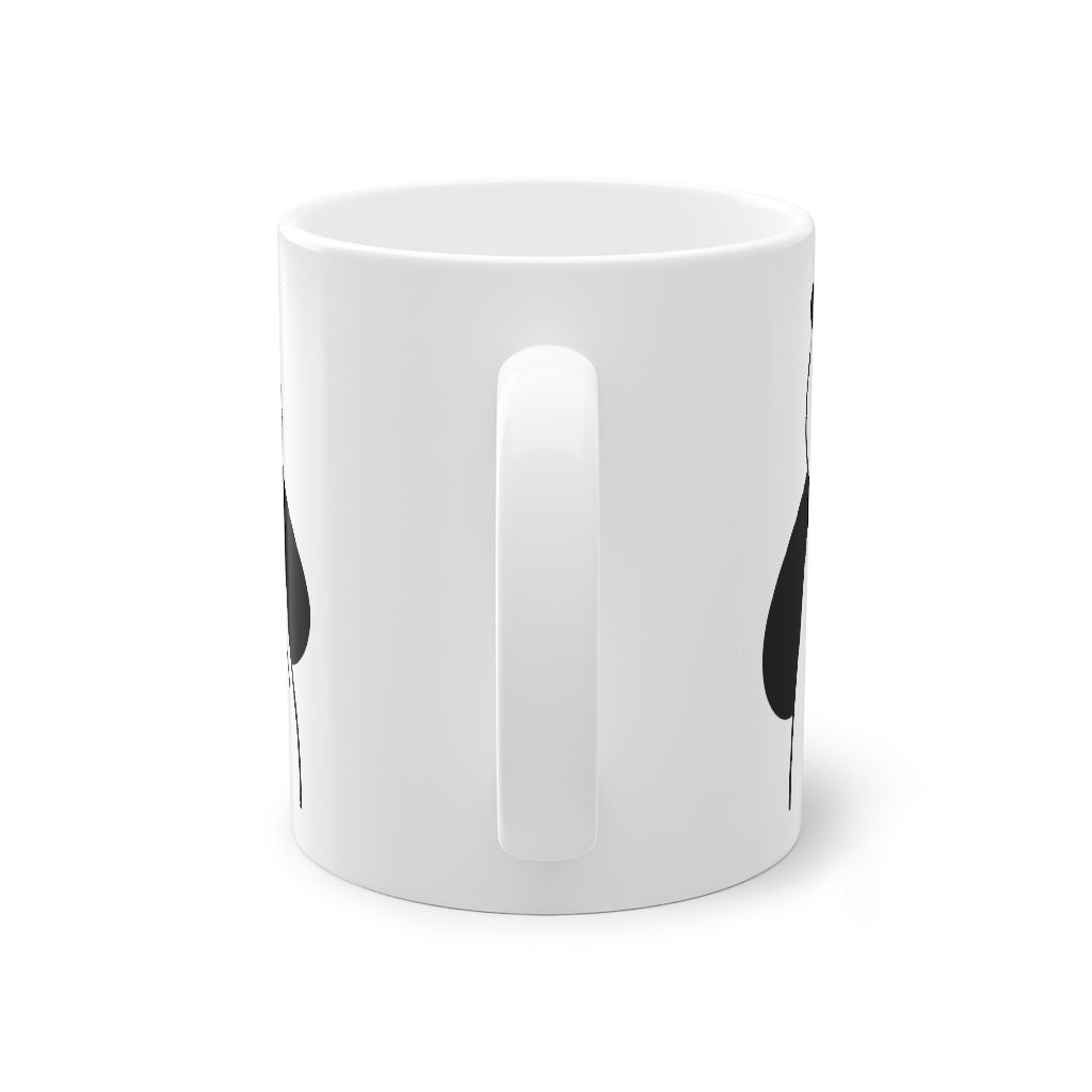 Cute Panda mug funny bear mug, white, 325 ml / 11 oz Coffee mug, tea