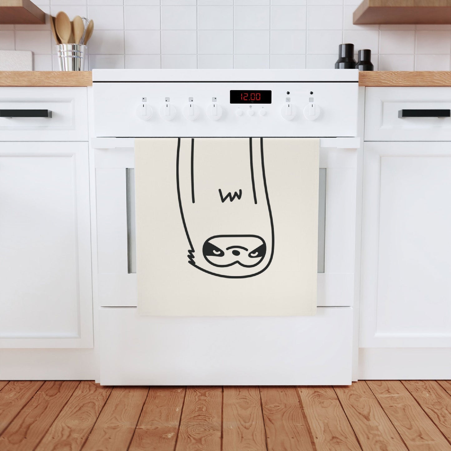 Sloth Cotton Tea Towel, 50 x 70 cm, organic cotton